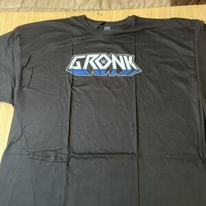 WWE  Rob Gronkowski "GRONK"‎ Authentic BLACK T-Shirt  Size 4X NOS